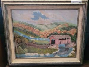 lot 61 image: FRAMED WALL ART AS SHOWN.
