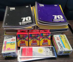 lot 70 image: LOT OF SCHOOL  OFFICE SUPPLIES AS SHOWN.