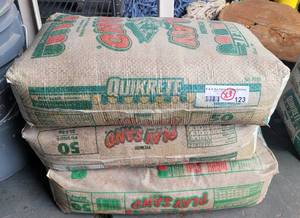 lot 123 image: (3) 50LB BAGS OF PLAY SAND AS SHOWN. (SOLD 3 X THE MONEY)