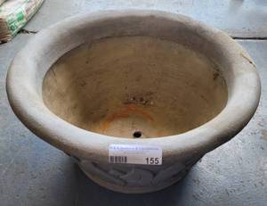 lot 155 image: LARGE FLOWER POT AS SHOWN.