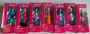 lot 200 image: BARBIE MEGA BLOCKS DOLLS AS SHOWN.