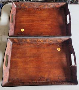 lot 223 image: BETTER HOMES DECORATIVE TRAYS AS SHOWN.