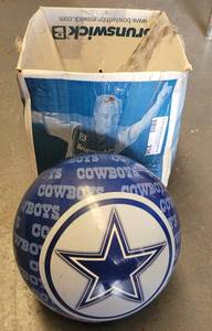 lot 238 image: BRUNSWICK DALLAS COWBOYS BOWLING BALL AS SHOWN.