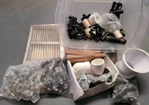 lot 258 image: ASSORTED HARDWARE AND MORE AS SHOWN.