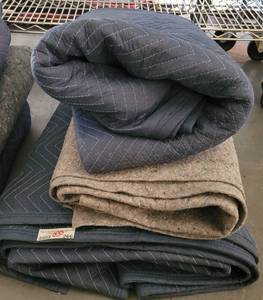 lot 266 image: (3) FURNITURE MOVING BLANKETS AS SHOWN. (SOLD 3 X THE MONEY)