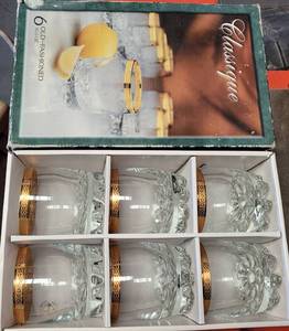 lot 279 image: SET OF 6 OLD FASHIONED GLASSES AS SHOWN.