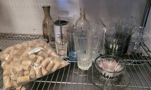 lot 289 image: GLASSWARE AND MORE AS SHOWN.