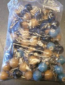 lot 321 image: LOT OF DOOR KNOBS IN STYLE SHOWN.