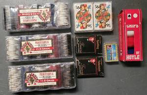 lot 325 image: POKER CHIPS AND MORE AS SHOWN.