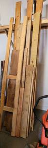lot 339 image: LARGE LOT OF ASSORTED WOOD AS SHOWN.