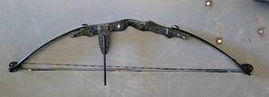 lot 344 image: SHOOTING BOW AS SHOWN.