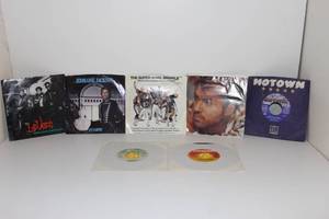 lot 20 image: Vintage Vinyl 45 Records George Micheals, SuperBowl Shuffle and others..See Photos for Arlists information