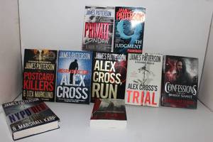 lot 31 image: Previously Loved James Patterson Books Hard and Soft Back
