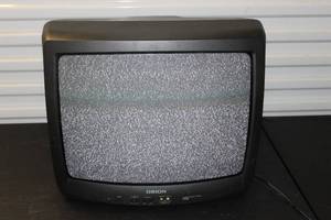 lot 33 image: Vintage Orion Tube Television 13 inch Powers on