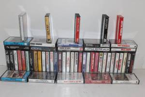 lot 59 image: Selection of Previously Loved Cassette Tapes, See Photos for Artist and Album information