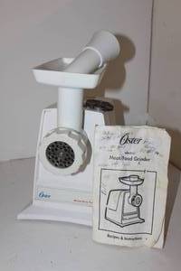 lot 71 image: Meat Grinder with Booklet