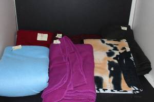 lot 111 image: Previously Loved Throw Blankets See Photos for Colors and Measurements