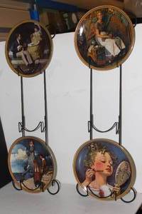 lot 168 image: Decorative Norman Rockwell Plates