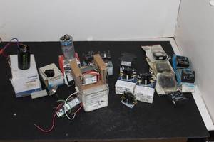 lot 200 image: Unused HVAC Electrical Components as shown in pictures