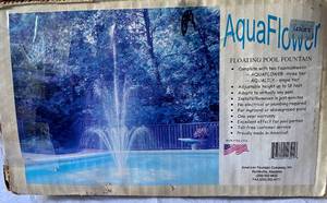 lot 24 image: AquaFlower Floating Pool Fountain