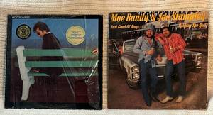 lot 66 image: 1976 Boz Scaggs Silk Degrees and 1979 Moe Bandy Holding the Bag