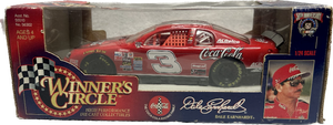 lot 184 image: Nascar Winners Circle Dale Earnhardt #3 Coca-Cola 124 Scale Die Cast Race Car 1998