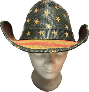 lot 191 image: American Flag Straw Hat by Pugs