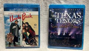 lot 28 image: Blue Ray DVD (Never Opened) John Candy Uncle Buck Texas Tenors You Should Dream