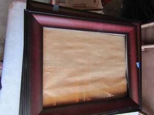 lot 64 image: 3 Cherry wood pic frames sizes range from 810- 911