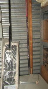lot 103 image: New shop sweeper, paint still roller end, 6 plug power strip