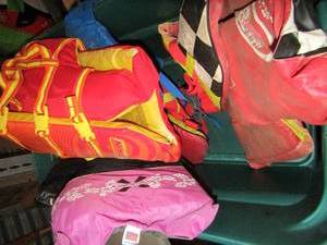 lot 106 image: various adult size life jackets in good condition