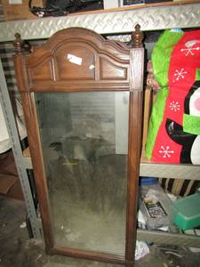 lot 109 image: 4922 french style dressor mirror, great condition