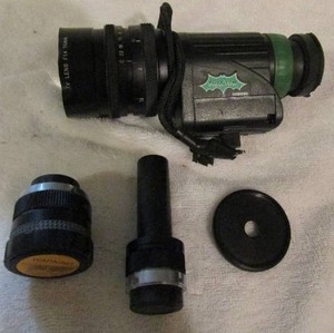 lot 204 image: Phantom intevac night vision scope with acceseries and case.