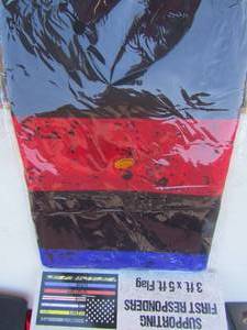 lot 237 image: First Responder Flag  3 FT X 5 FT  NEW IN PKG