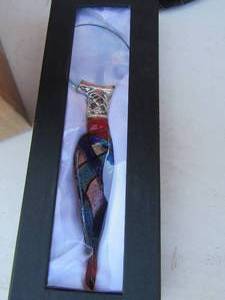 lot 247 image: STAINED GLASS Magnifiying Glasses QTY 2 NIB  X$$