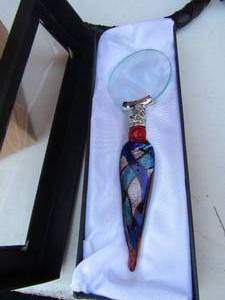 lot 248 image: STAINED GLASS Magnifiying Glasses QTY 2 NIB  X$$