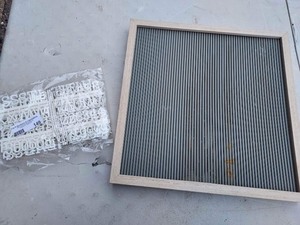 lot 149 image: Peg type board, comes with new pack of letters and numbers