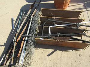 lot 41 image: scrap lot of metal