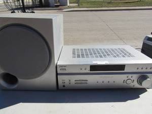 lot 27 image: Sony speaker, Song digital audio control center