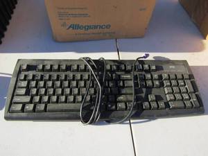 lot 80 image: Box full of Dell computer keyboards qty well over 20