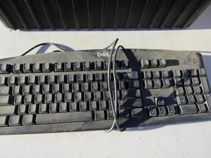 lot 81 image: Box full of Dell computer keyboards qty well over 20