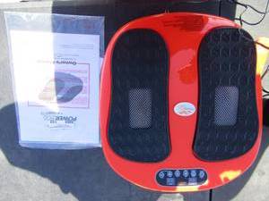 lot 153 image: Power legs electric foot massager new with paper work and remote