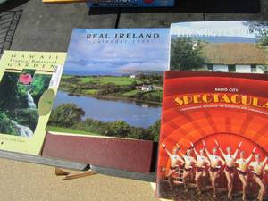 lot 181 image: Small book lot, Hawaii garden, Radio City, Spirit of ireland and a ireland calender from 1999