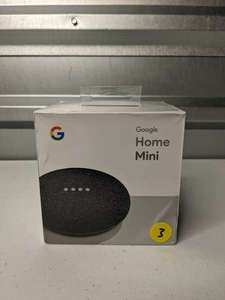 lot 3 image: Google Home Mini Smart Speaker - NEW Factory Sealed