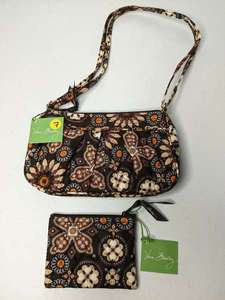 lot 7 image: Vera Bradley Frannie Crossbody Small & Coin Purse Canyon - NEW
