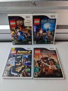 lot 32 image: 4 - Nintendo Wii Lego Games Harry Potter, Batman, Pirates of the Caribbean