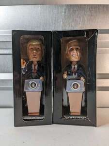 lot 41 image: Trump & Vice president Mike Pence Bobblehead
