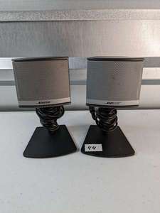 lot 44 image: Pair of BOSE Companion 3 Series II Multimedia Computer Satellite Speakers