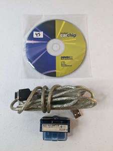 lot 45 image: DriveRight CarChip EX DrivingEngine Performance Monitor and CD ROM