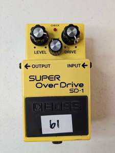 lot 61 image: Boss SD-1 Super Overdrive Guitar Effect Pedal